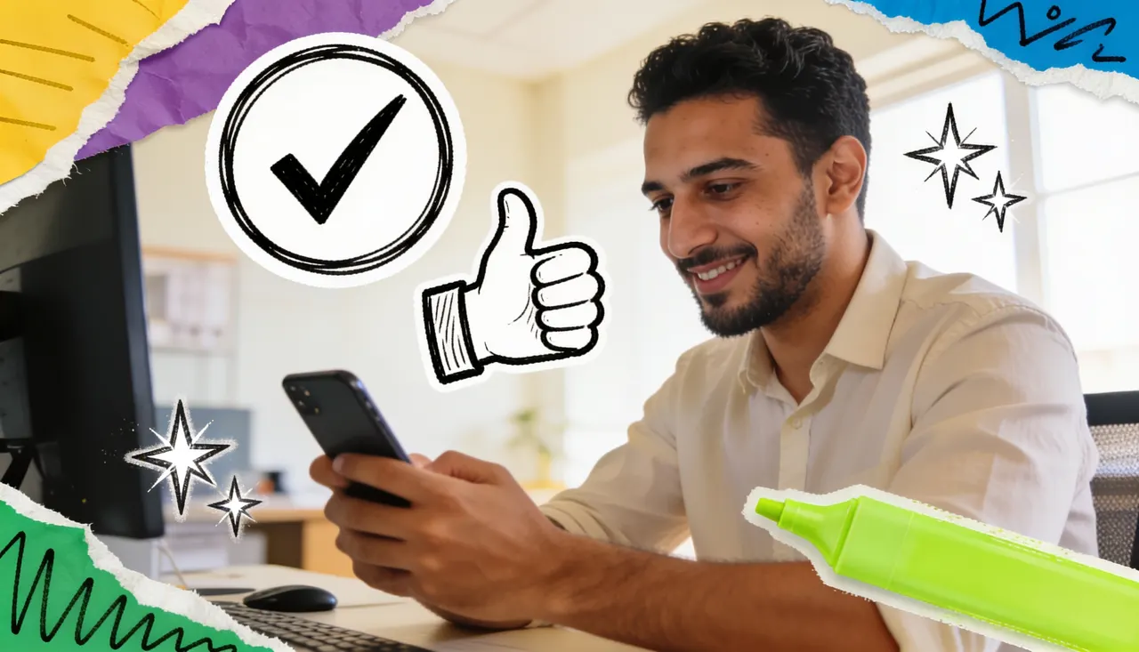 Client approvals — everyclik feature illustration